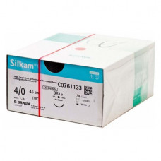 Silkam® - Pack fekete 36 darab, 45 cm-es, USP 4/0, DR15