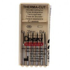Therma-Cut (ISO 14) (25 mm), Fúró, Turbina (FG, Ø 1,6 mm, ISO 314, 19 mm) ISO 14 forgó, Gömb, Nemesacél, 25 mm, 6 darab