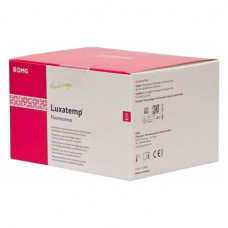 Luxatemp (Fluorescence) (Automix) (A3), Ideiglenes rögzítőanyag, kartus, Tartozékok: 75 Keverocsor, 76 g, 5x1 darab