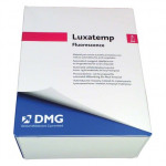 Luxatemp (Fluorescence) (Automix) (A2), Ideiglenes rögzítőanyag, Kartus, Tartozékok: 15 Keverocsor, 76 g, 1 darab