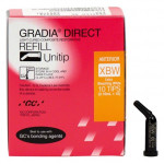 Gradia Direct (XBW) (Standard), Tömőanyag (Kompozit), Kapszulák, fluoridtartalmú, röntgenopák, Mikrohybrid-kompozit, 240 mg, 10 darab