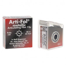 Arti-Fol® metallic 12 µ Spender 20 m Folie, fekete-rot, 22 mm, zweiseitig, BK 28
