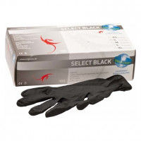 SELECT® BLACK - 100 darabos csomag, púdermentes, fekete, S - 2402