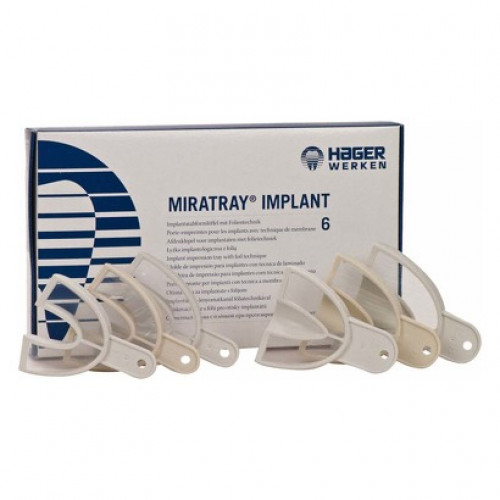 Miratray Implant (S - L), Lenyomatkanál - felső, alsó állkapocs, S - L, 3x2 darab