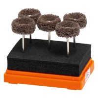 Polierbürste 253G, polírozó, barna, durva, ISO 250, HP, 5 darab