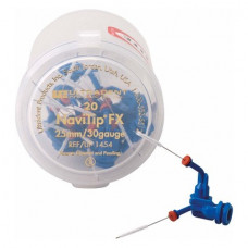 NaviTip FX (25 x 0,30 mm), Endo-öblítokanül, Luer-Lock (csavaros), kék, Fém, 25 mm, 20 darab