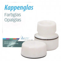 Kappengläser aus Simplex-Opalglas, 1 darab, mit, feketeem Ring