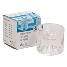 Gyógyszer-tartó üvegcse (C), nem autoklávozható, tiszta, Átlátszó üveg, 32 mm, 1 darab