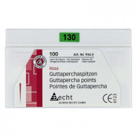 Guttaperchaspitzen rosa, 10 darab, ISO 130