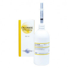 Calcinase (EDTA), Gyökércsatorna tisztító oldat, Üveg, EDTA (Etilén Diamin Tetra Acetsav): 20%, 500 ml, 1 darab