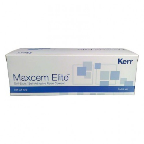 Maxcem Elite (Automix) (White Opaque), Rögzítőcement (Kompozit), Párhuzamos fecskendők, fehér opák, önkeményedő, Kompozit, 5 g, 2x1 darab