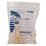 Miratray - I (M), Lenyomatkanál - alsó állkapocs, Egyszerhasználatos termék, elefántcsontszínu, Műanyag, M (közepes), 12 darab