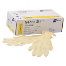 Gentle Skin (Sensitive) (XS), Kesztyűk (Latex), nem steril, Egyszerhasználatos termék, Latex, XS, 100 darab