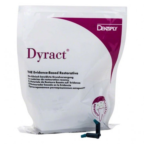 Dyract (A3), Tömőanyag (Kompomer), Kapszulák, fluoridtartalmú, röntgenopák, Kompomer, 250 mg, 20 darab