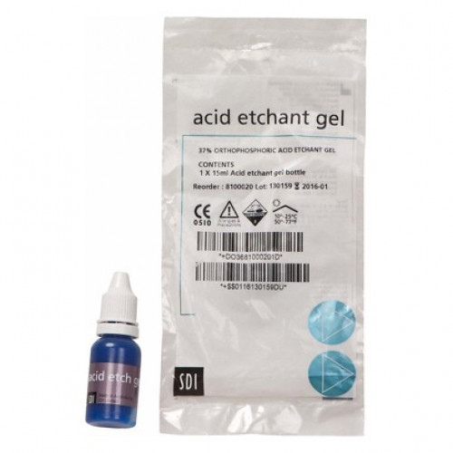 Acid Etch (LB), Sav, Fiola, világoskék, Foszforsav: 37%, 15 ml, 1 darab