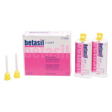 betasil® VARIO LIGHT Packung 2 x 50 ml Kartusche, 12 Mixing Tips gelb