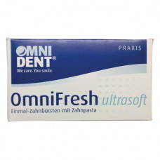 Omni (OmniFresh) (Ultra Soft), Egyszerhasználatos fogkefe, Egyszerhasználatos termék, semleges ízű, 100 darab