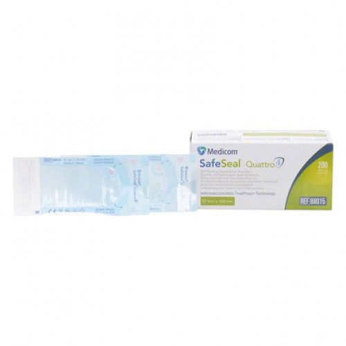 SafeSeal® Quattro Packung 200 darab, 57 x 102 mm