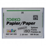 Color (ISO 35), Papírcsúcs, ISO 35 sterilen csomagolva, világoszöld, Papír, 500 darab