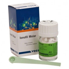 Ionofil Molar (A3), Tömőanyag (Üvegionomere), Fiola, tömheto, röntgenopák, Üvegionomer, 15 g, 1 darab