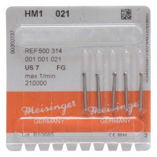HM-Bohrer 1, fúró, ISO 021, FG, 5 darab