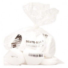 Dentobox (I), Fogsortartó box, fehér, 25 mm, 12 darab