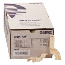 Miratray 2, Részleges-lenyomatkanál, elefántcsontszínu, Műanyag, 100 darab