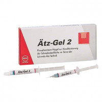 Ätz-Gel 2, Sav gél, fecskendők, tartozékkal, 2 x 2 ml