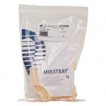 Miratray - PL, Részleges-lenyomatkanál, elefántcsontszínu, bal, Műanyag, M (közepes), 12 darab
