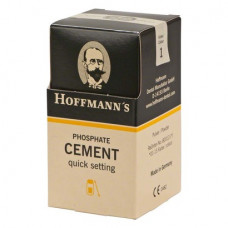 Hoffmann Cement (1), Rögzítőcement (Cinkfoszfát), Fiola, fehér, gyorsan keményedő, Cinkfoszfát, 100 g, 1 darab