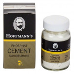 Hoffmann Cement (4), Rögzítőcement (Cinkfoszfát), Fiola, világossárga, gyorsan keményedő, Cinkfoszfát, 100 g, 1 darab