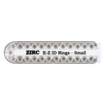 E-Z ID Rings (Small) (White), Jelölo gyuruk, fehér, pasztell, S (kicsi), 25 darab