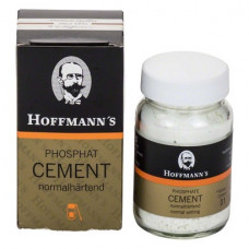 Hoffmann Cement (1), Rögzítőcement (Cinkfoszfát), Fiola, fehér, normálisan keményedő, Cinkfoszfát, 100 g, 1 darab