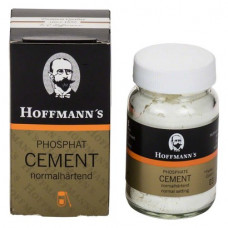 Hoffmann Cement (3), Rögzítőcement (Cinkfoszfát), Fiola, fehér, normálisan keményedő, Cinkfoszfát, 100 g, 1 darab