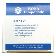 Bona, (5 m x 10 mm), Tampon, Tekercs, sterilen csomagolva, 1 darab