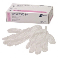 Vinyl 2000 (XL), Kesztyűk (Vinil), nem steril, Egyszerhasználatos termék, Vinil, XL, 100 darab