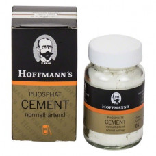 Hoffmann Cement (4), Rögzítőcement (Cinkfoszfát), Fiola, világossárga, normálisan keményedő, Cinkfoszfát, 100 g, 1 darab