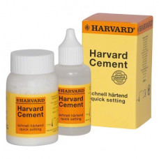 Harvard Cement (#1) (Fast), Rögzítőcement (Cinkfoszfát), Fiola, fehér, biokompatibilis, Cinkfoszfát, 100 g, 1 darab