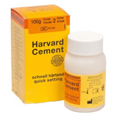 Harvard Cement (#2) (Fast), Rögzítőcement (Cinkfoszfát), Fiola, fehér, biokompatibilis, Cinkfoszfát, 100 g, 1 darab