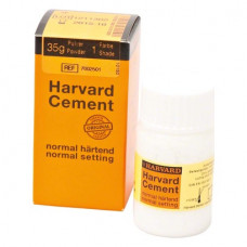 Harvard Cement (#1) (Regular), Rögzítőcement (Cinkfoszfát), Fiola, fehér, biokompatibilis, Cinkfoszfát, 35 g, 1 darab