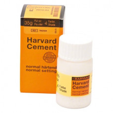 Harvard Cement (#4) (Regular), Rögzítőcement (Cinkfoszfát), Fiola, világossárga, biokompatibilis, Cinkfoszfát, 35 g, 1 darab