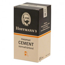 Hoffmann Cement (8), Rögzítőcement (Cinkfoszfát), Fiola, világosszürke, normálisan keményedő, Cinkfoszfát, 100 g, 1 darab