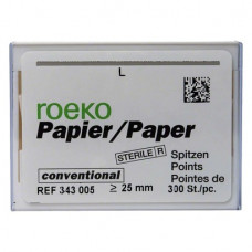Conventional (5) (L), Papírcsúcs, sterilen csomagolva, fehér, Papír, 300 darab