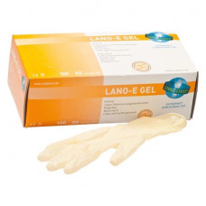 Lano-E (Gel) (X-Small), Kesztyűk (Latex), nem steril, Egyszerhasználatos termék, Latex, XS, 100 darab
