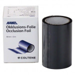 HANEL Occlusions-Folie, einseitig 12 µm Spenderbox 25 m, fekete, 80 mm breit