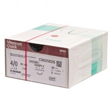 Monosyn® Quick Packung 36 Folien ungefärbt, 45 cm, USP 4/0, DSMP13