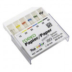 Top color (ISO 15), Papírcsúcs, ISO 15 sterilen csomagolva, fehér, Papír, 500 darab
