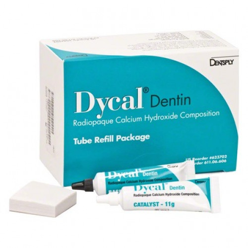 Dycal, Alábéleloanyag, Tubusok, dentin, Kalciumhidroxid, 24 g, 6x2 darab