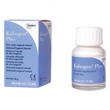 Kalsogen Plus, Ideiglenes gyökértömés, Fiola, röntgenopák, magas nyomásállóság, Cinkoxid-Eugenol, 30 g, 1 darab