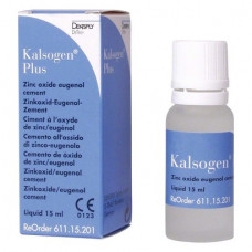 Kalsogen Plus, Ideiglenes gyökértömés, Fiola, röntgenopák, magas nyomásállóság, Cinkoxid-Eugenol, 15 ml, 1 darab